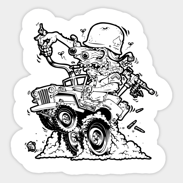 Willys Fink! Sticker by artwork-a-go-go